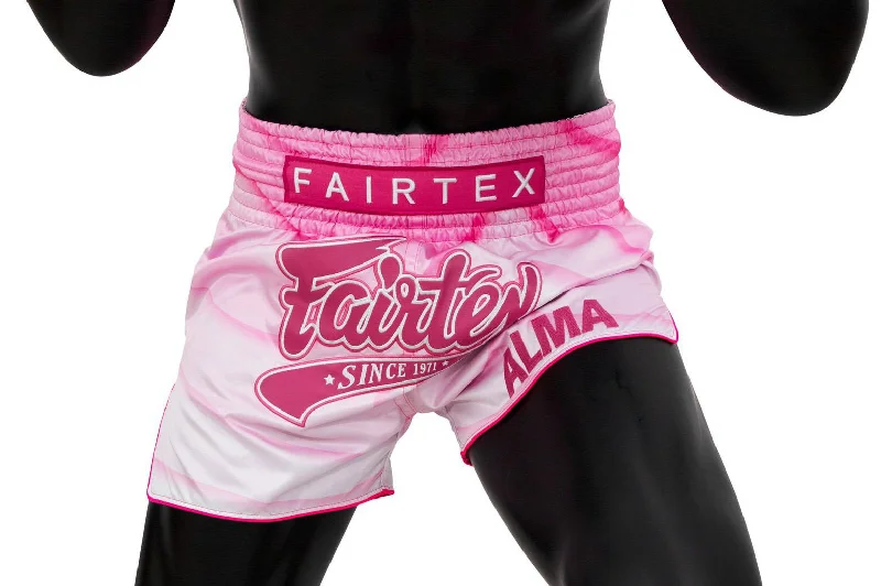 Sporty Outdoor Shorts-Fairtex Shorts BS1914 Pink Alma