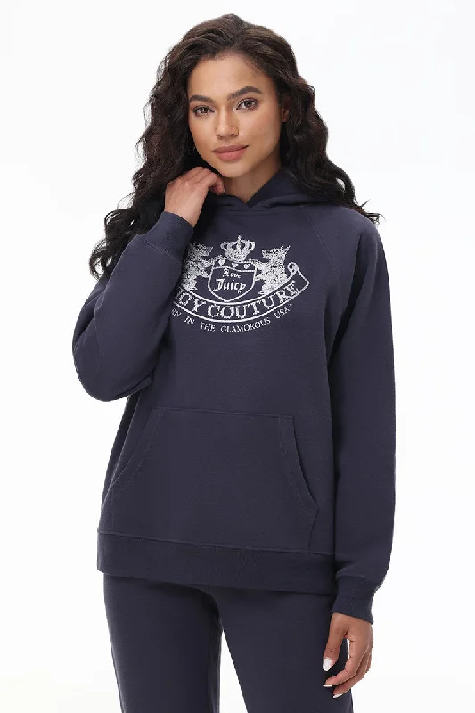 Classic Hoodie-Oversized Fleece Scottie Dog Hoodie