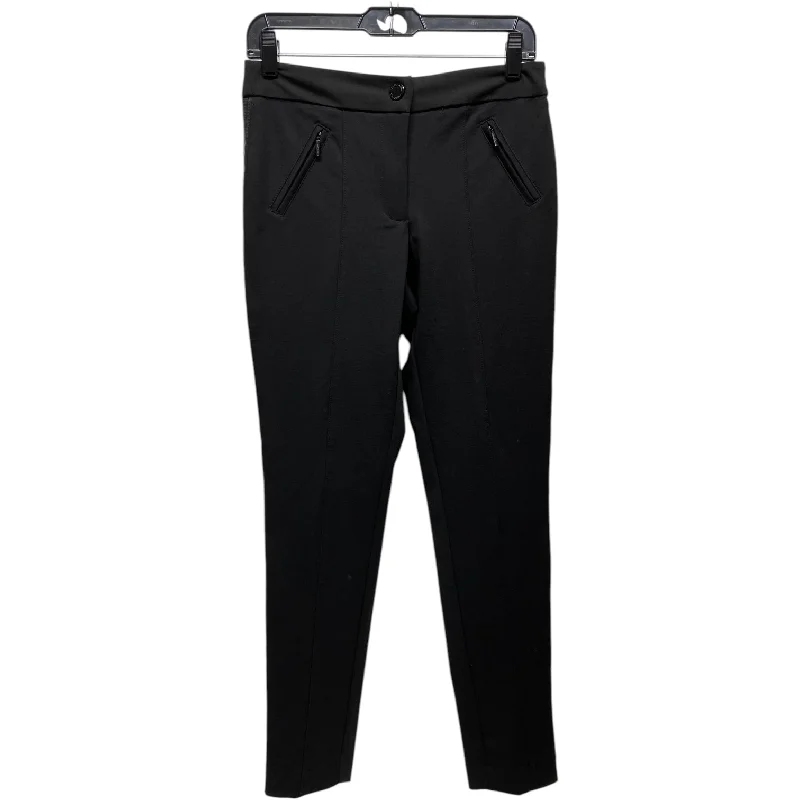 Relaxed Fit Corduroy Pants-Pants Designer By Karl Lagerfeld In Black, Size: 6