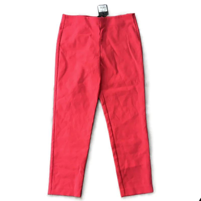 Classic Cargo Jogger Pants-Pants Luxury Designer By St John Collection In Red, Size: M