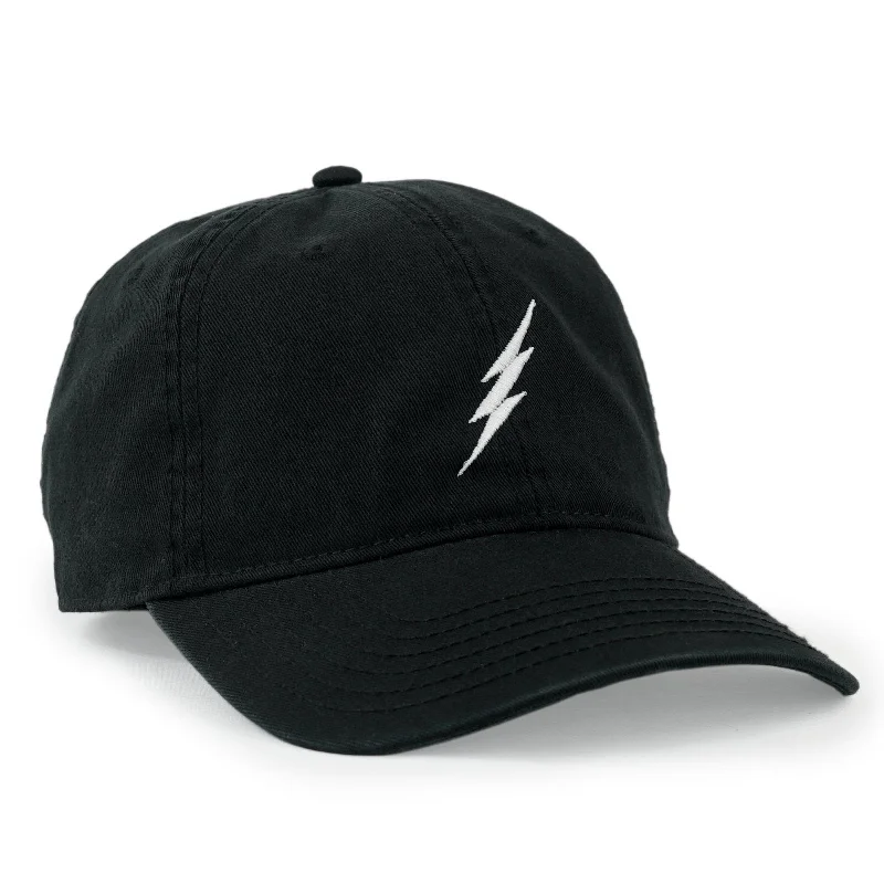 Casual Bucket Hat-Black Bolt Dad Hat