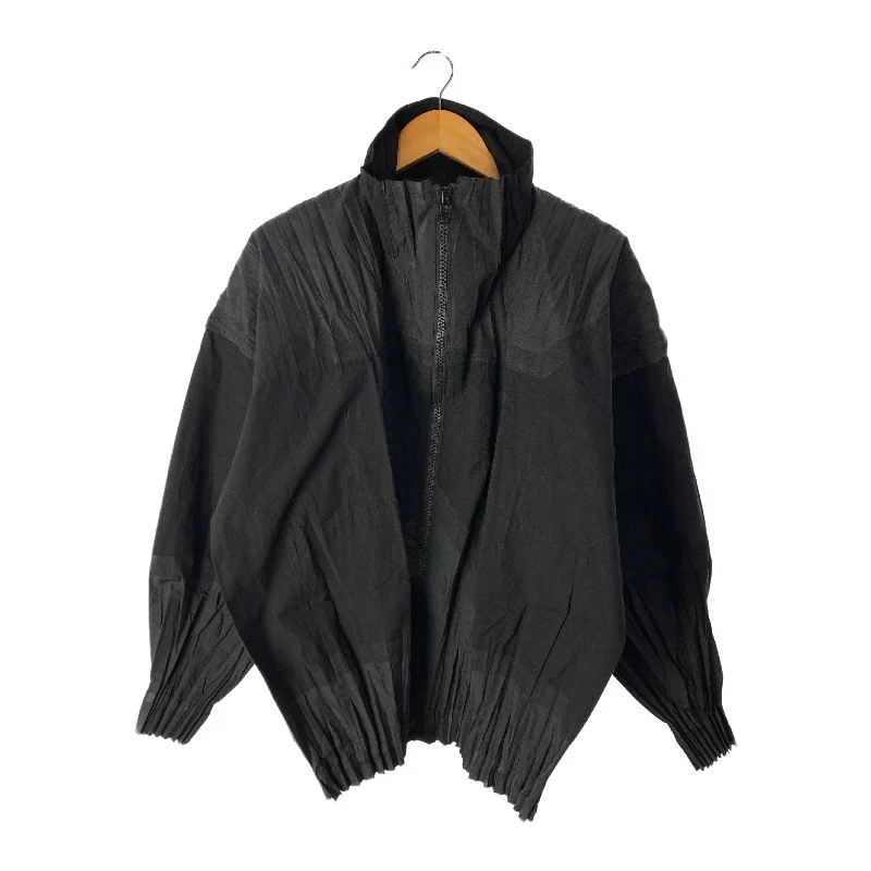 Light Rain Jacket-ISSEY MIYAKE/Jacket/2/Black/Polyester/LA41FC151