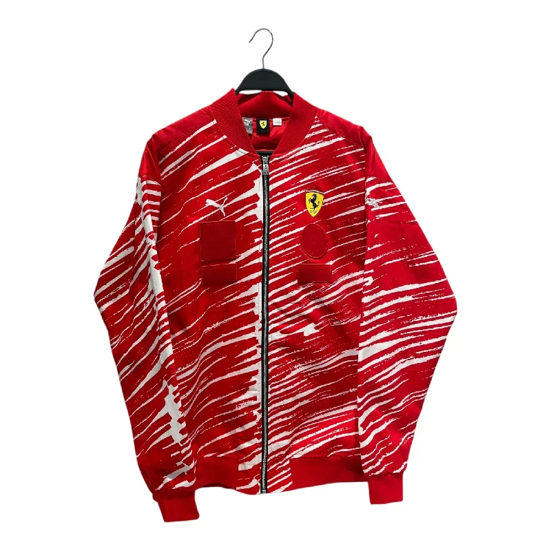 Premium Down Jacket-PUMA/Jacket/L/RED/Stripe/FERRARI